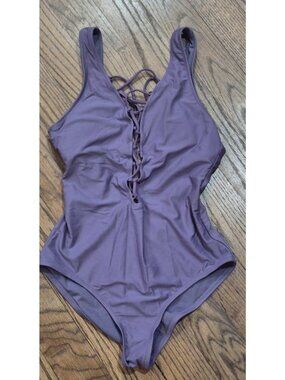 Shade and Shore Sexy Strappy One-piece Bathingsuit Swimsuit Women's Size Small